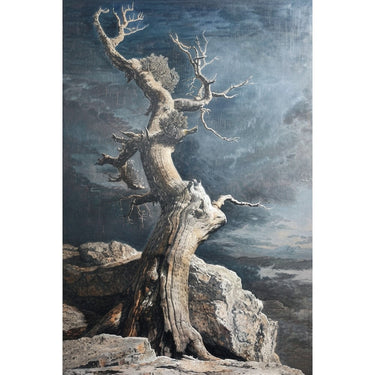 arbre mort peinture